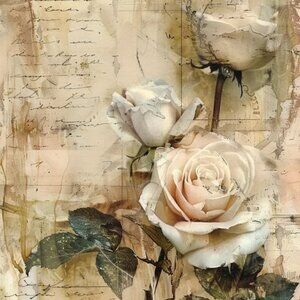 ALL HAND CRAFTED ON 6 X 6 INCHES OLD BARN WOOD / HAND DRAWING MIXEDMEDIA ART